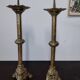 Antique brass candelabrum