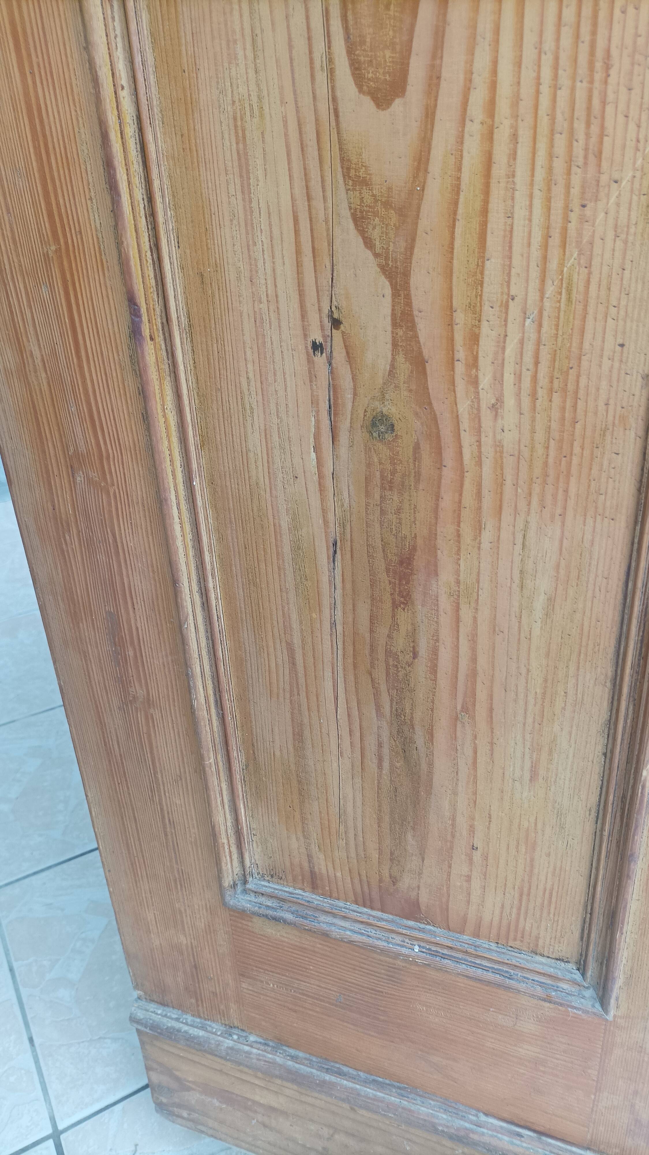 19th century larch mountain chalet wardrobe