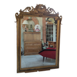 Old large gilded mirror