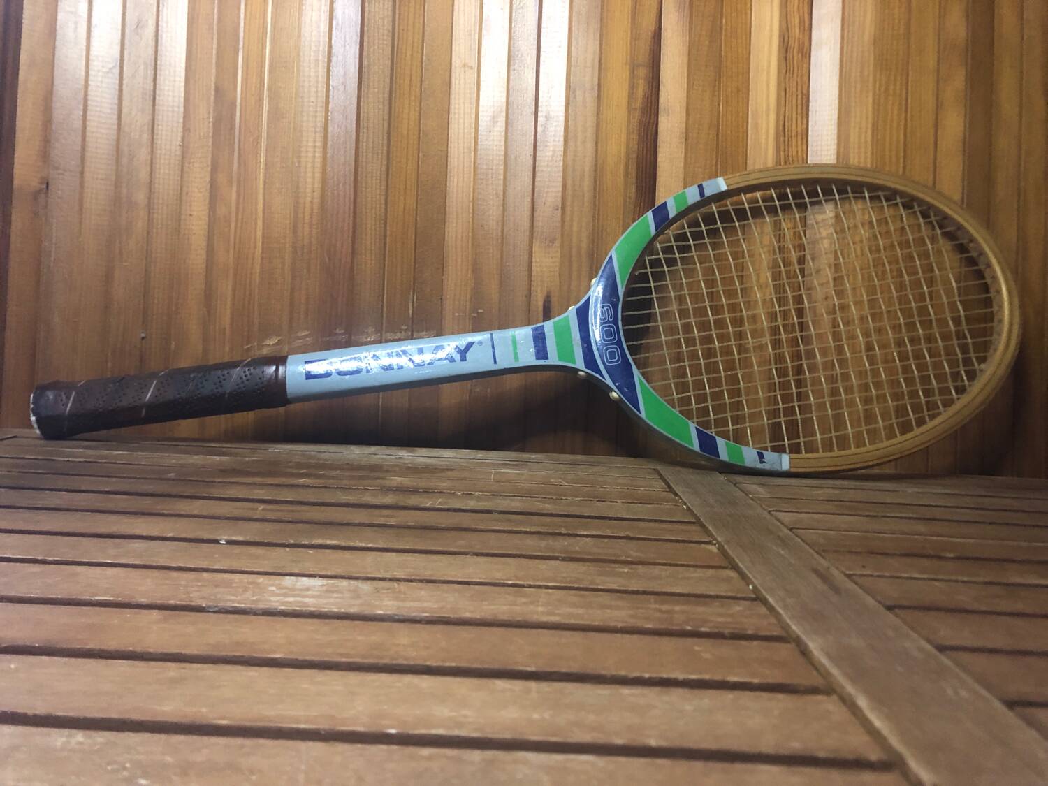 Old DONNAY 600 Tennis Racket Vintage Wood #A366