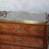 Louis XV Marquetry Bar Cabinet
