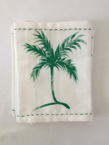 Hand-painted napkins palm tree 🌴