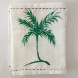Hand-painted napkins palm tree 🌴