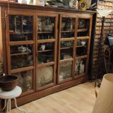 4-century blond walnut library