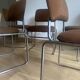 Paire de chaises tubulaires