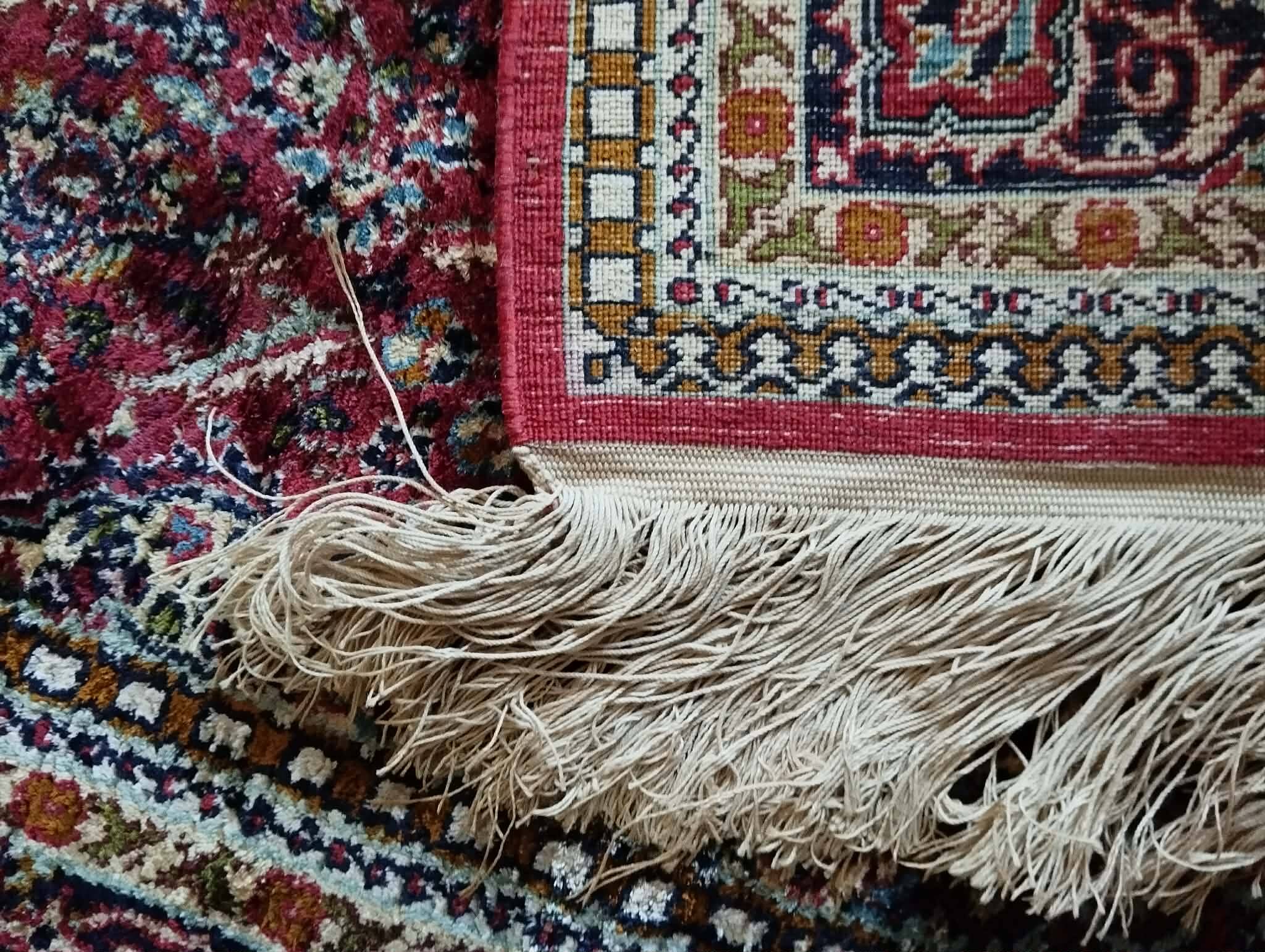 Handmade Kashmiri Silk Rug 160x90cm