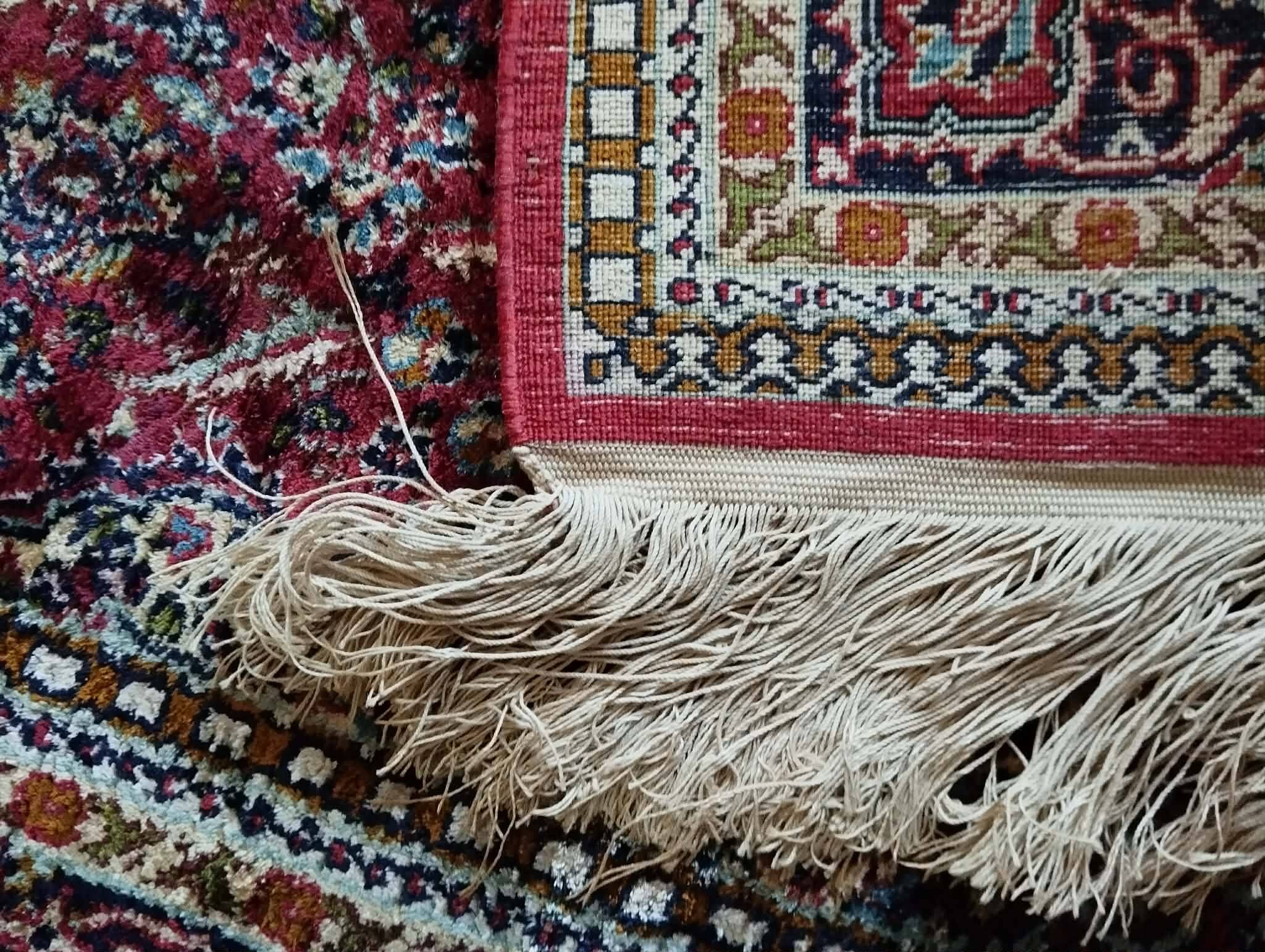 Handmade Kashmiri Silk Rug 160x90cm