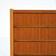 Buffet scandinave en teck avec bureau escamotable, années 1960