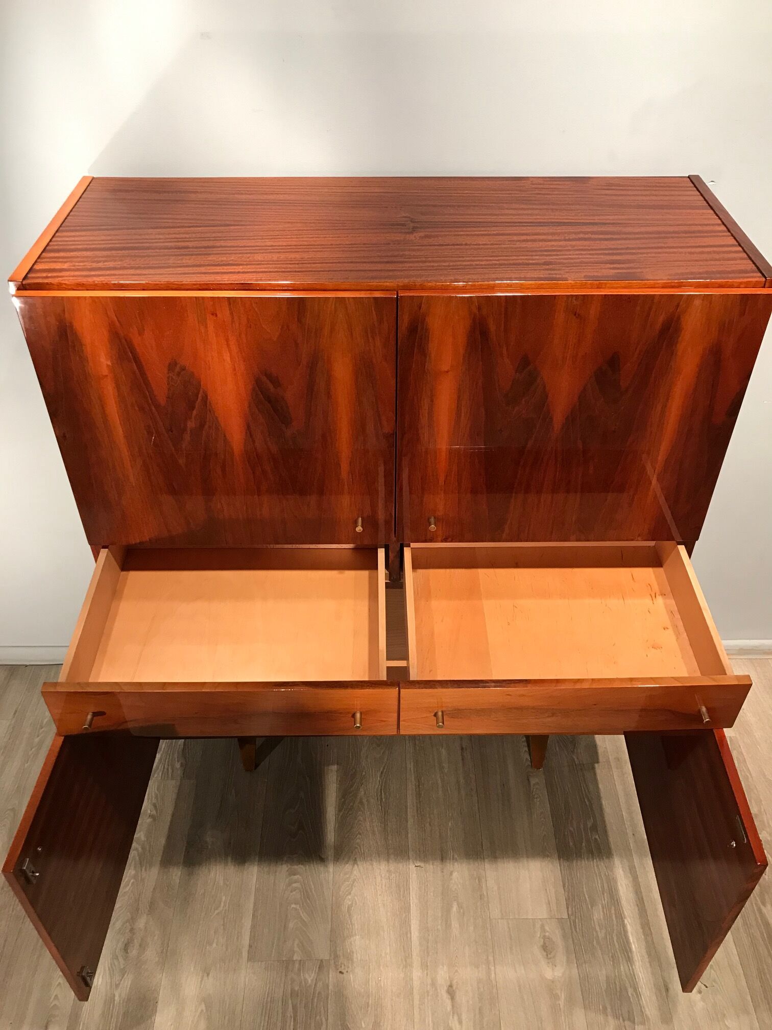 Chest of drawers, Wardrobe, Bytom Furniture Factory, Poland, 1970s