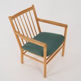 Beech armchair, Danish design, 1970s, designer: Erik Ole Jørgensen, manufacture: Tarm Stole & Møbelf