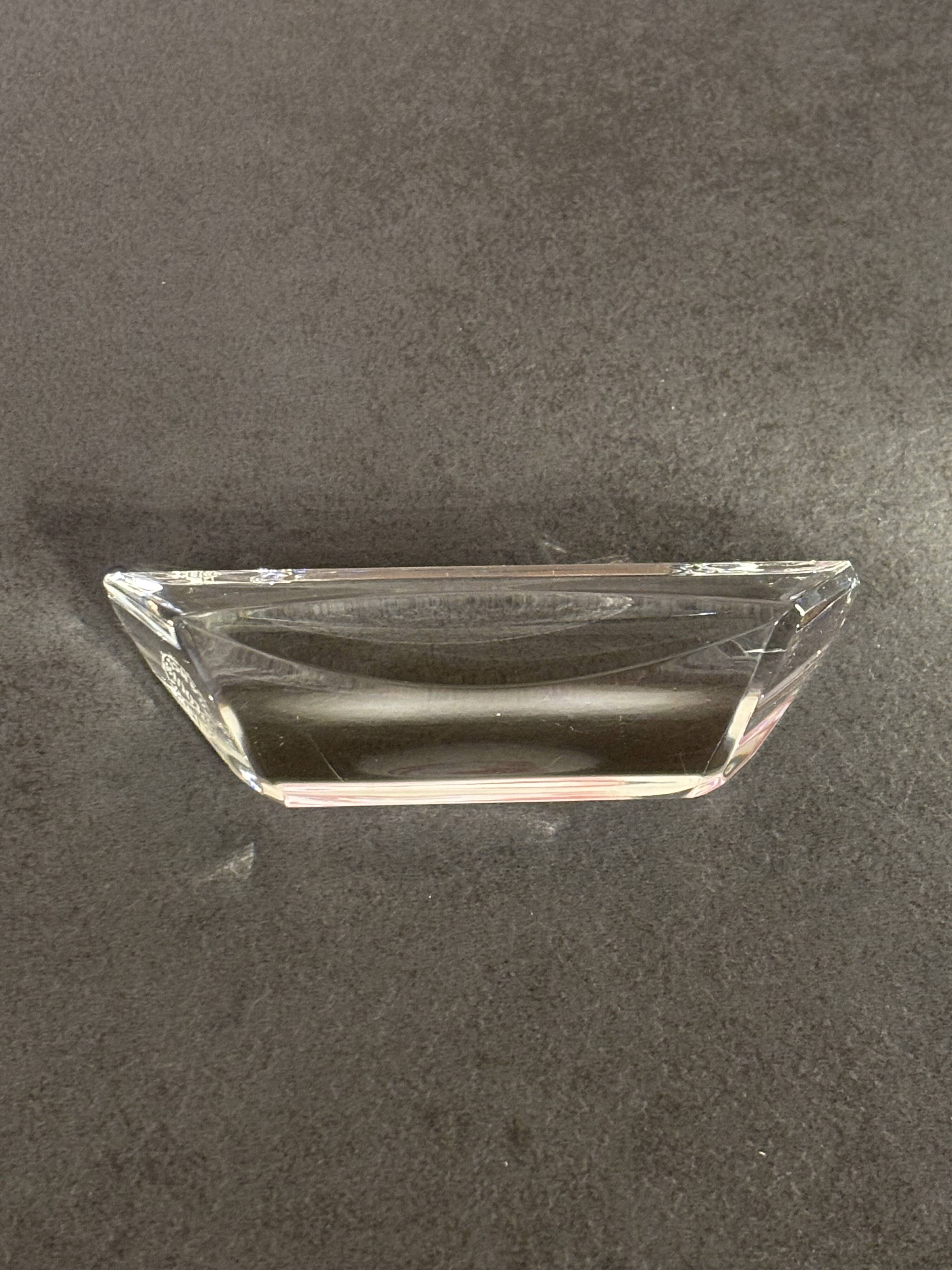 10 knife rests or chopstick holders Crystal St-Louis