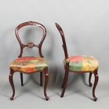 Set of four Napoleon III chairs