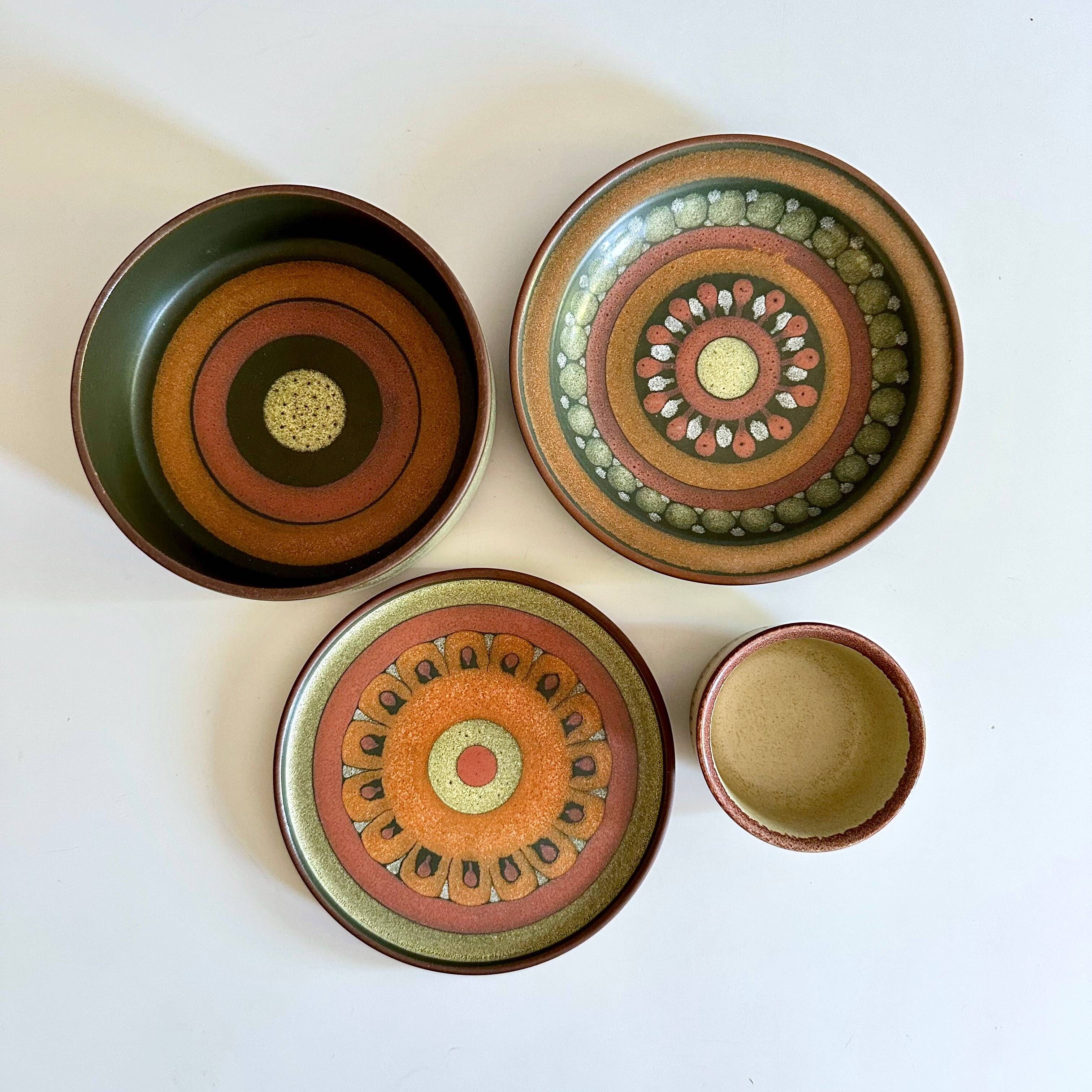 KMK Ceramic Set – Kupfermühle Pottery – Bowls & Plates from the "Lima" Seri