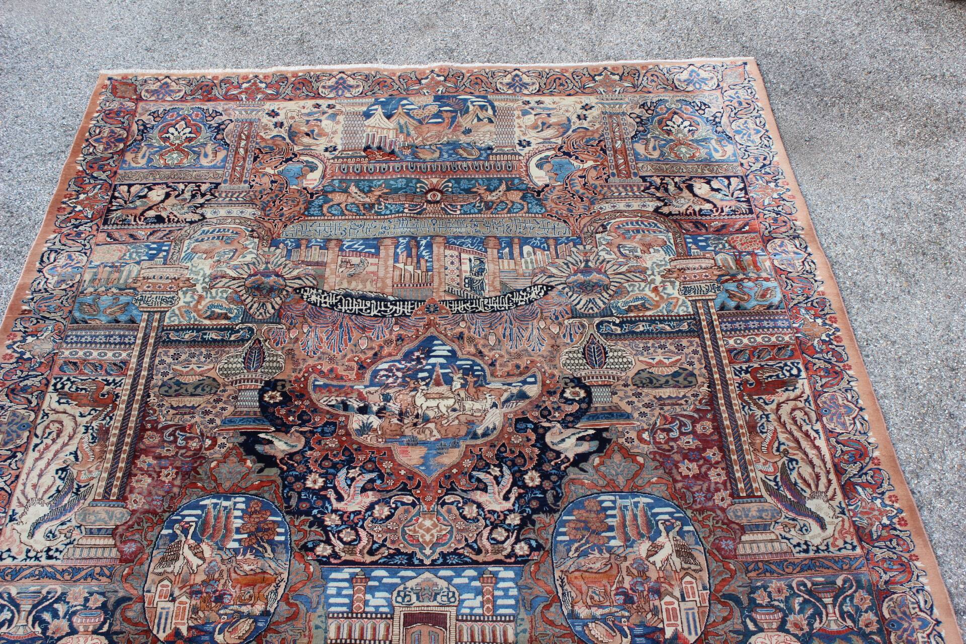Large Kashmar wool rug, Persia circa 1950