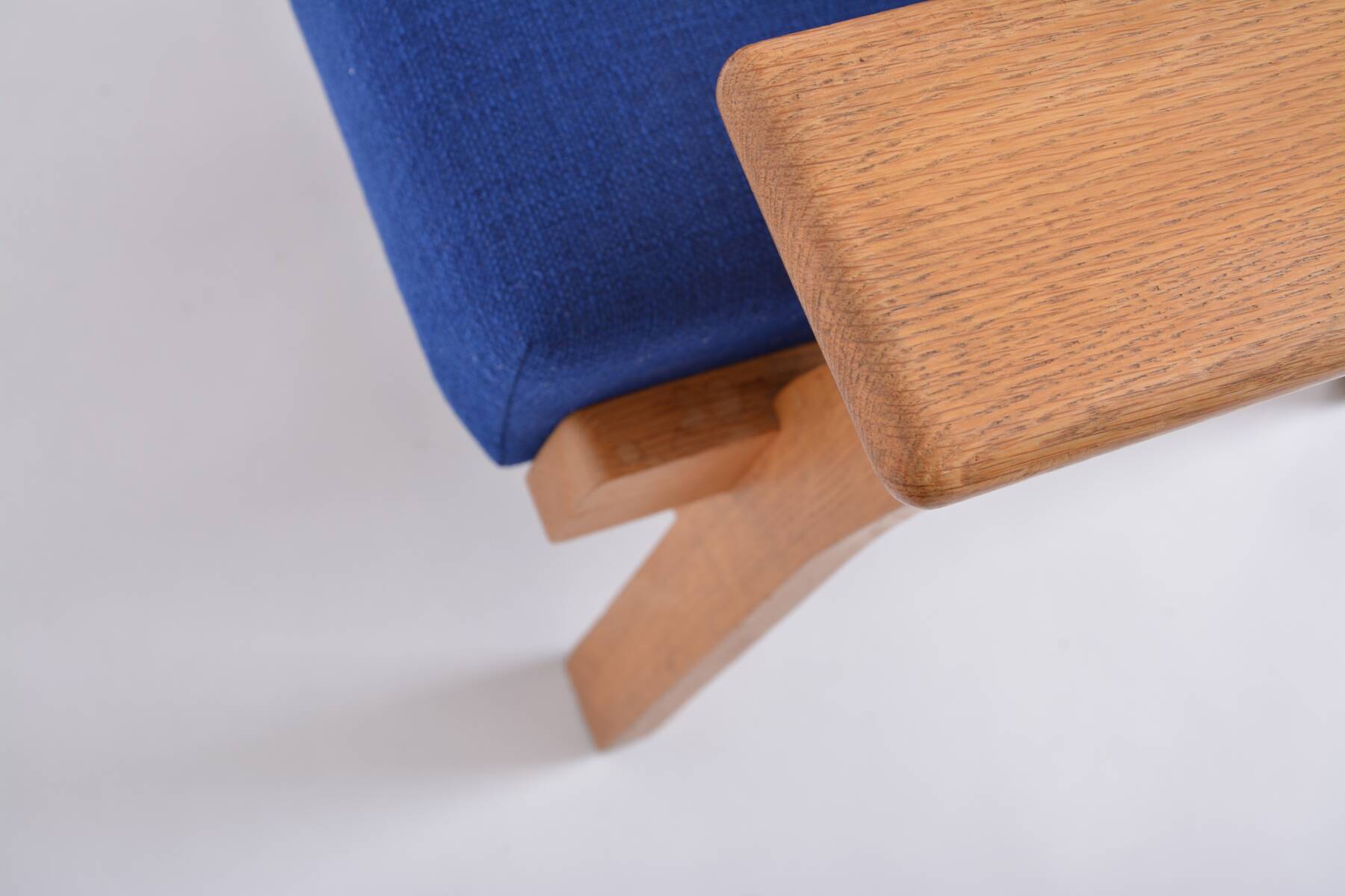 Reupholstered Danish Mid-Century Modern GE 181 a Chair by Hans Wegner for GETAMA