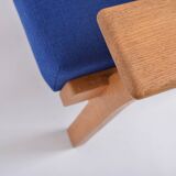 Reupholstered Danish Mid-Century Modern GE 181 a Chair by Hans Wegner for GETAMA