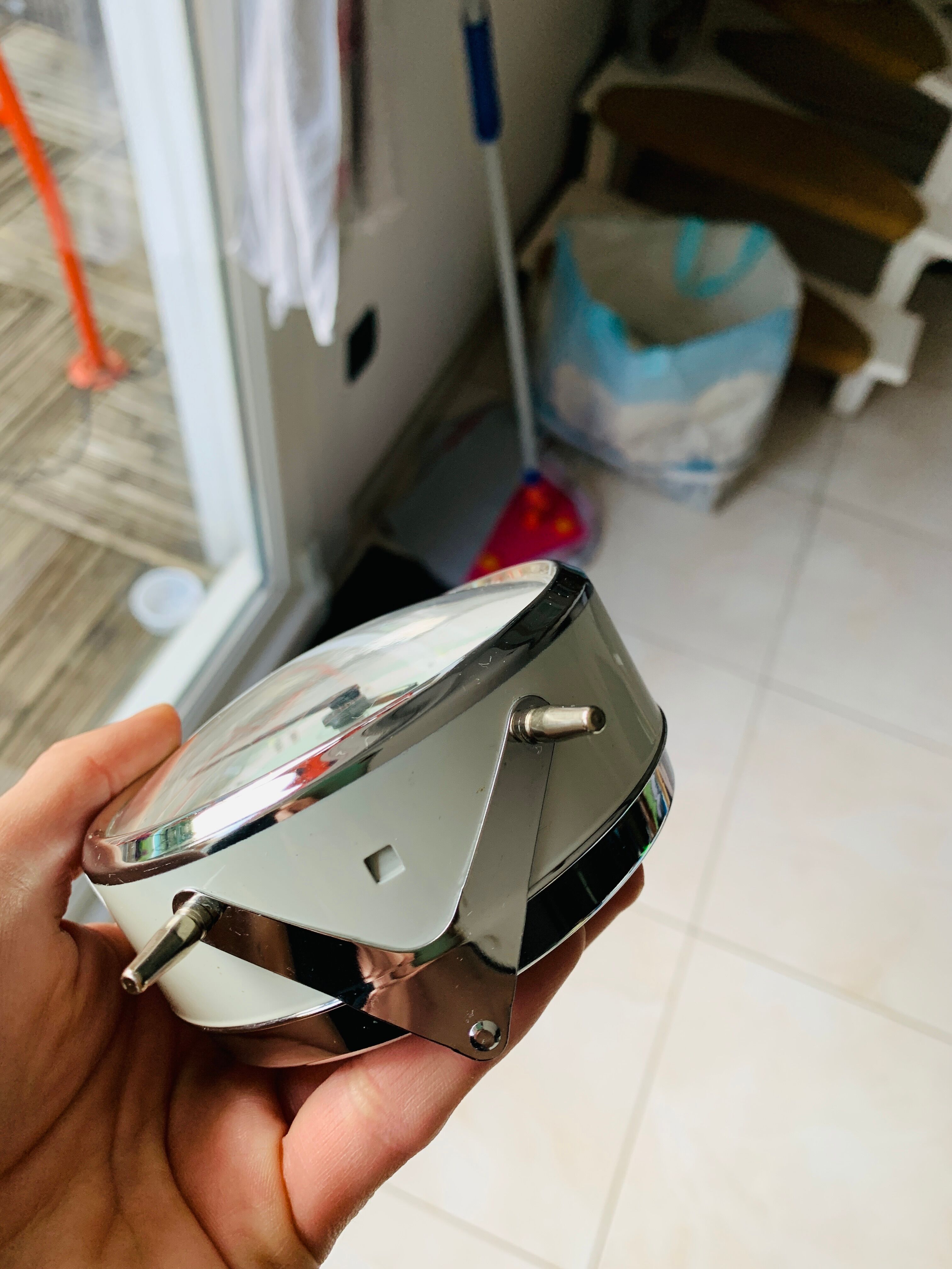 Silvoz vintage mechanical alarm clock