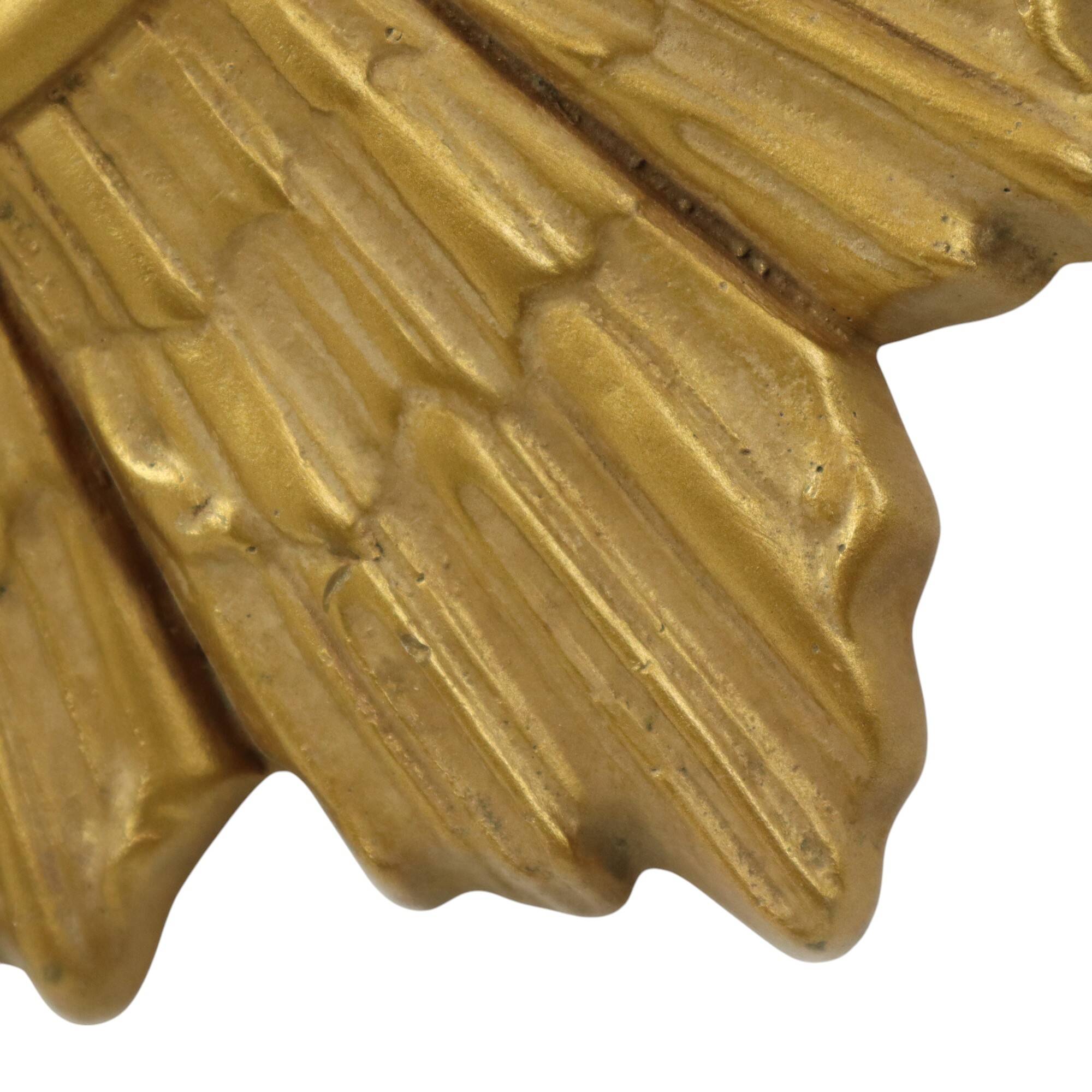 Golden Sun Mirror Plaster Sunburst Mirror Convex 48cm