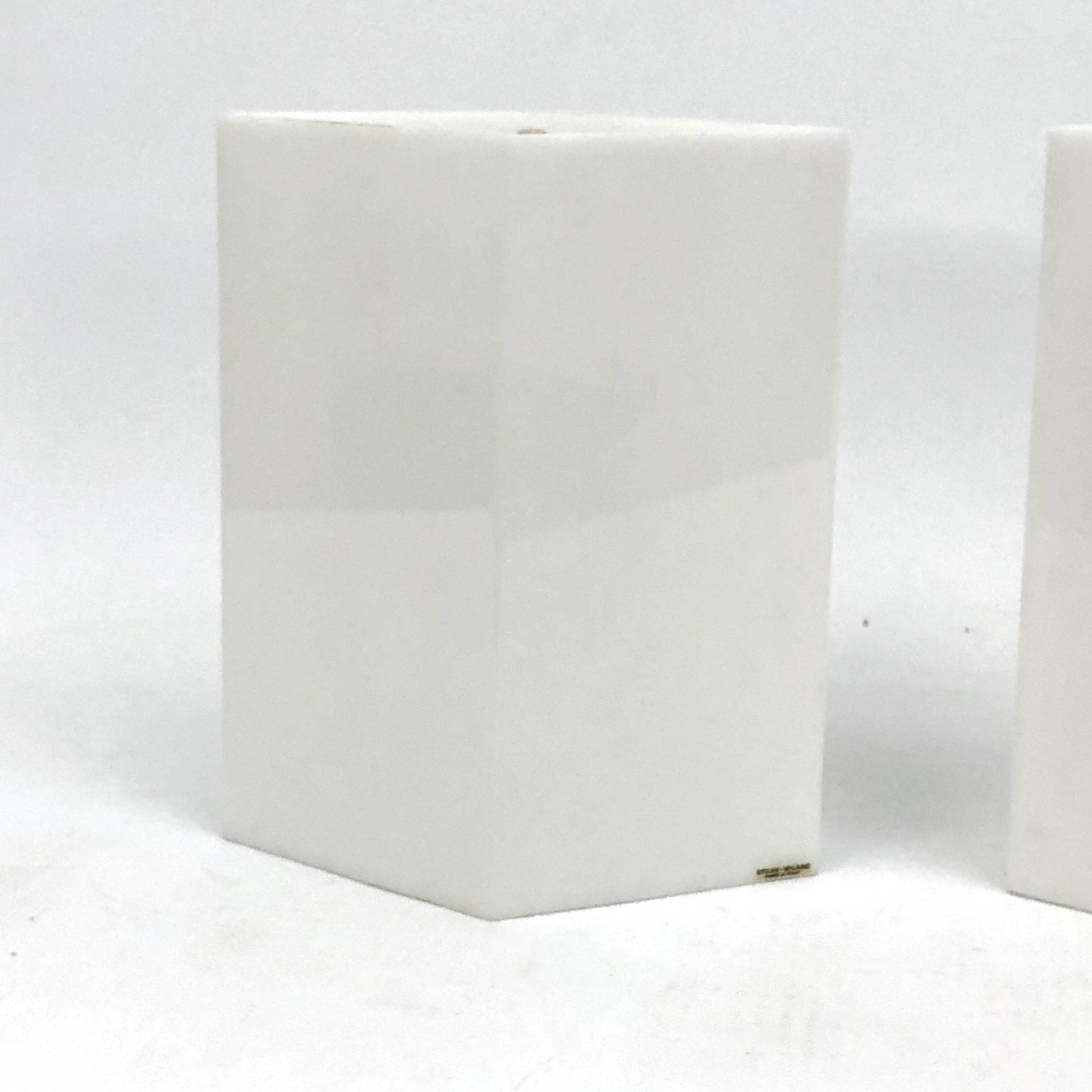 Rare Stilux Milano Model Grosseto, pair of perspex sconces from 60s