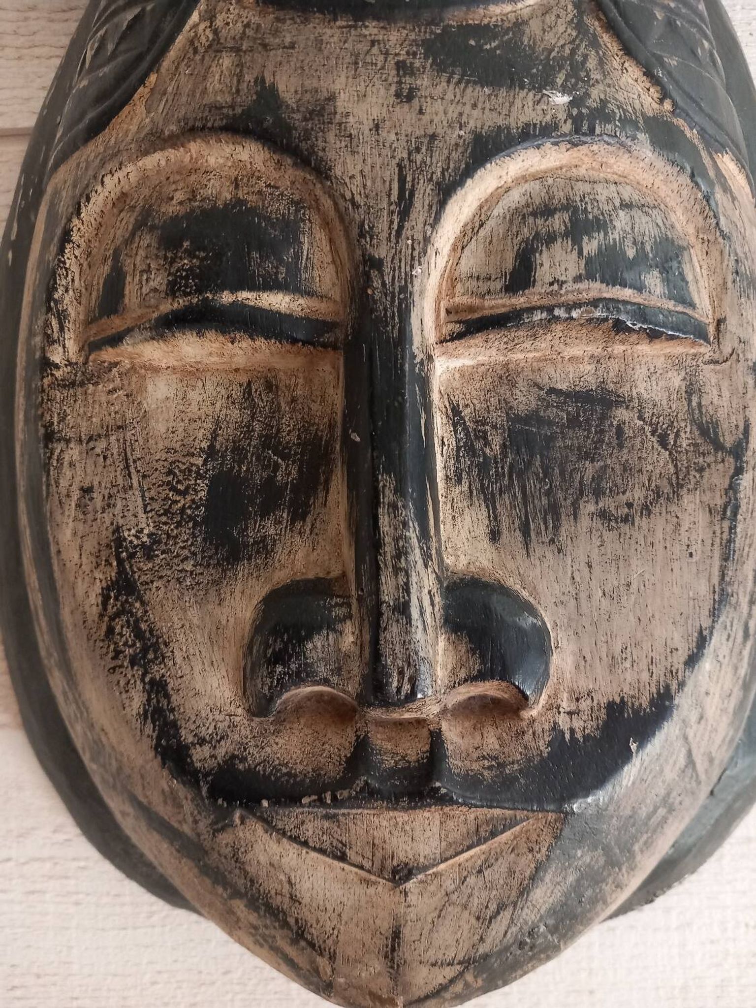 Masque ethnique/tribal en bois