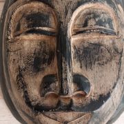 Masque ethnique/tribal en bois