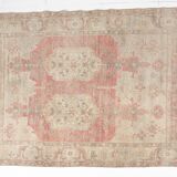 Oushak Vintage Wool Carpet