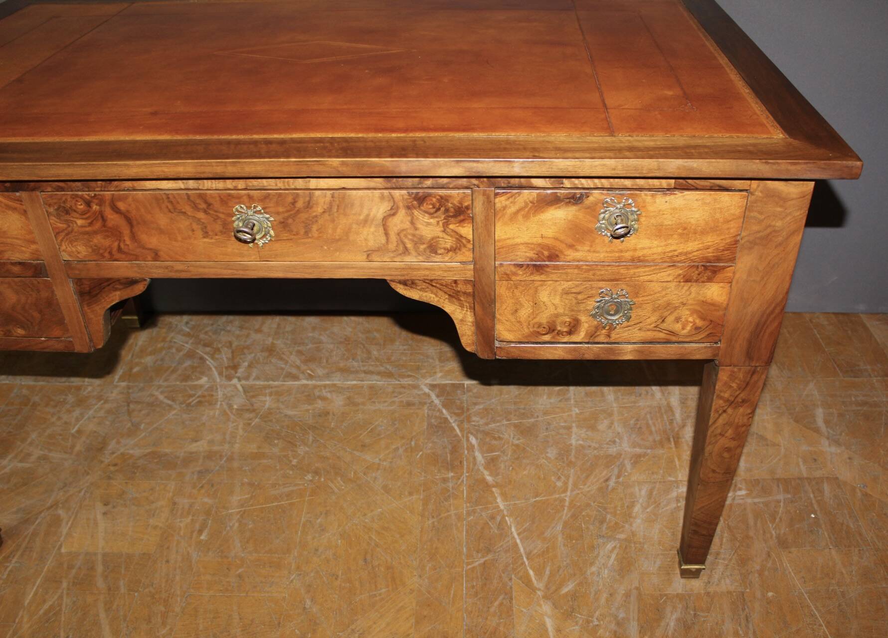 Walnut Restoration Desk 19th Century