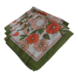 Set of four tabke napkins