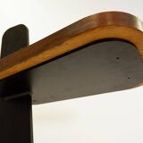 Metal and wood pedestal