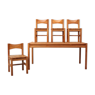 Hongisto Pine Dining Set by Ilmari Tapiovaara