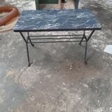 Small vintage coffee table metal legs