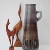 Mid-century modern art ceramic vases by Ingrid Atterberg for Upsala-Ekeby, 1970s, set of 2