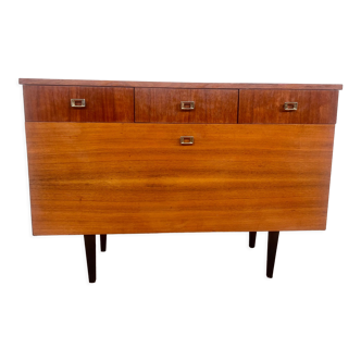 Hifi tv cabinet vintage teak 1960
