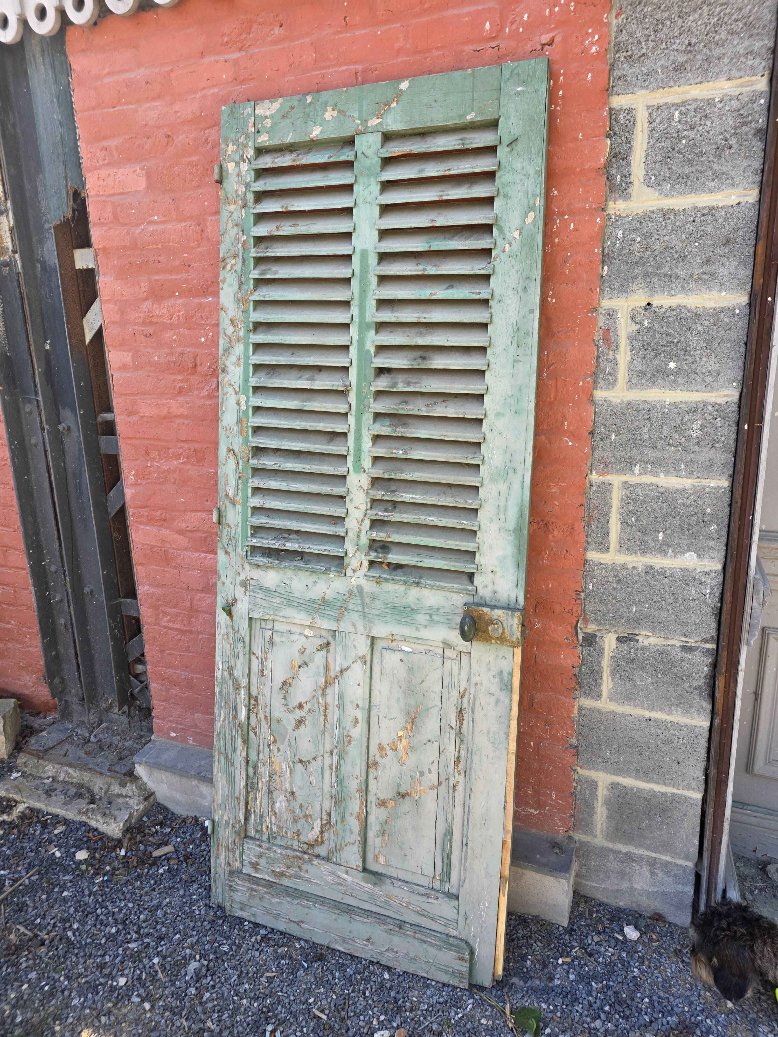 Old shutter door