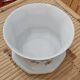 White porcelain pot (cache-pot) with floral patterns from Wunsiedel.