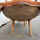 Pair of Louis XV style armchairs in ochre velvet