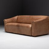 De Sede DS-47 bullhide leather sofa, Switzerland, 1970s