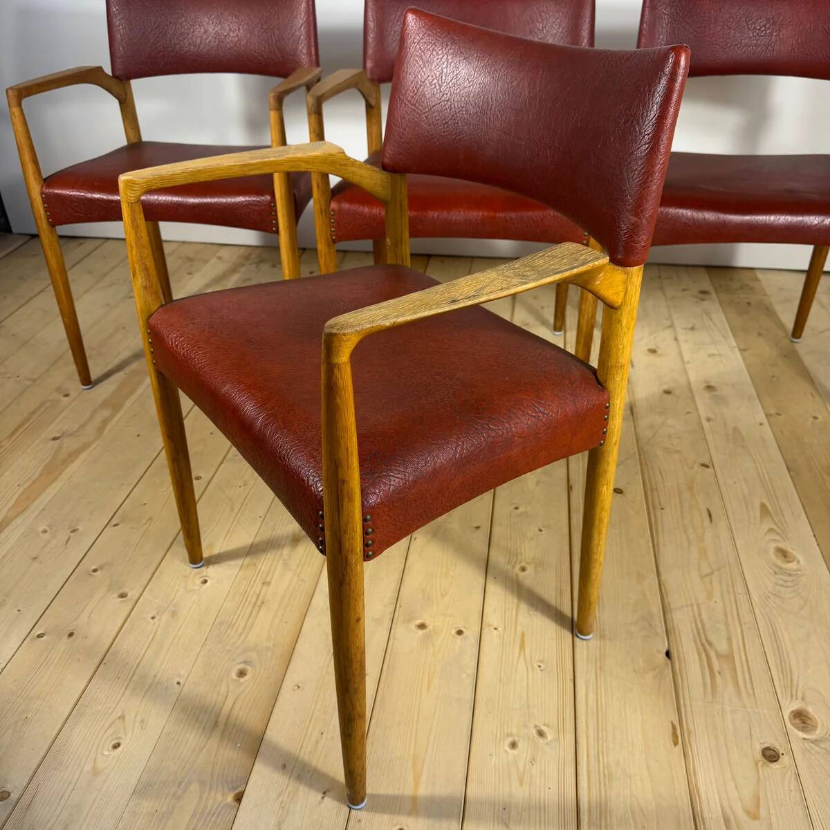 Set of 4 teak chairs by Villy Schou Andersen – Scandinavian mid-century design
