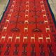 Tapis kilim rouge en laine - 100x180cm