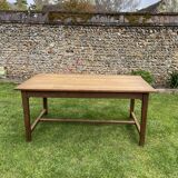 Vintage solid oak farmhouse table 6-8 people