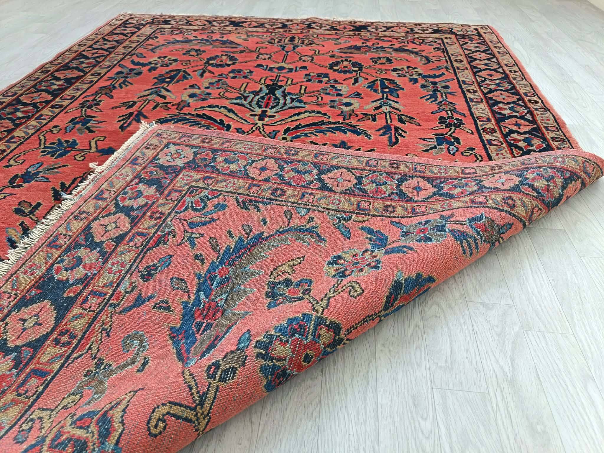Handmade Sarouk Persian carpet
