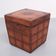Leather embossed box, France, 1880