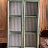 Wall display cabinet wood