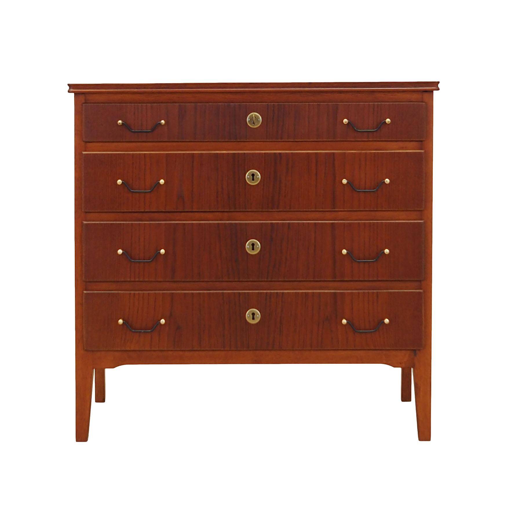 Commode en teck, design danois, années 1970, fabrication : Danemark