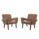 Paire de fauteuils Midcentury Jitona, années 1970, Tchécoslovaquie