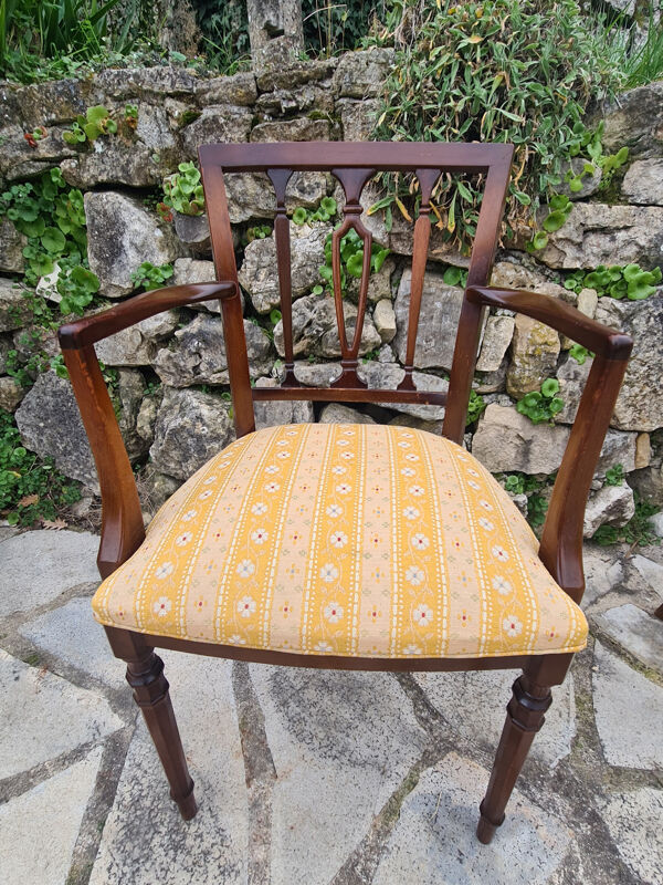 Mobilier de salon anglais en acajou vers 1900