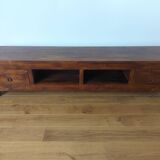 Furniture, console in solid rosewood.
