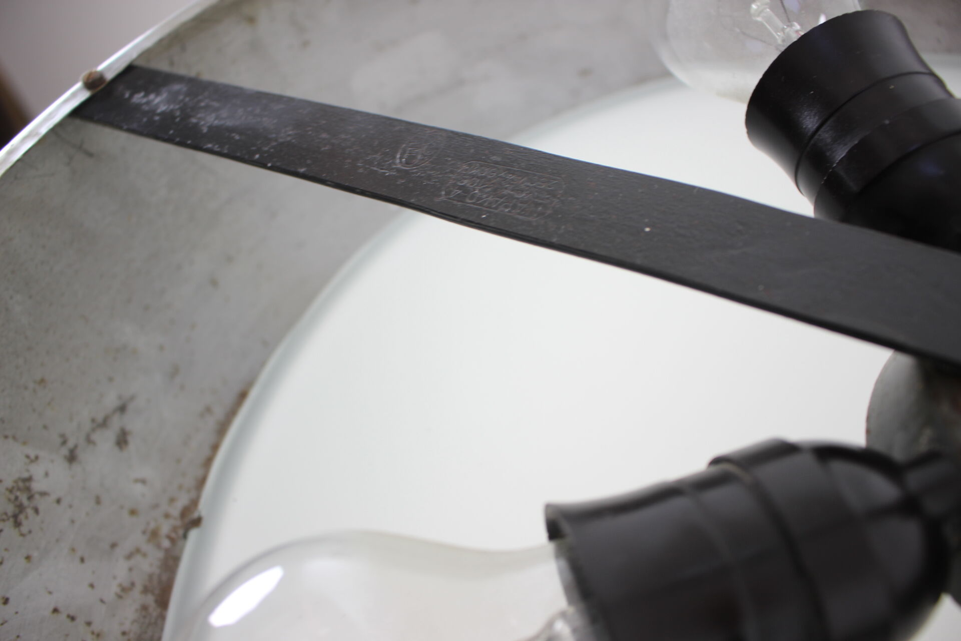 Functionalist chrome Pendant UFO by Josef Hurka for Napako, 1930s