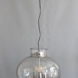 Four-light glass pendant lamp, Glashütte, Limburg, 1970s, pendant, ceiling light