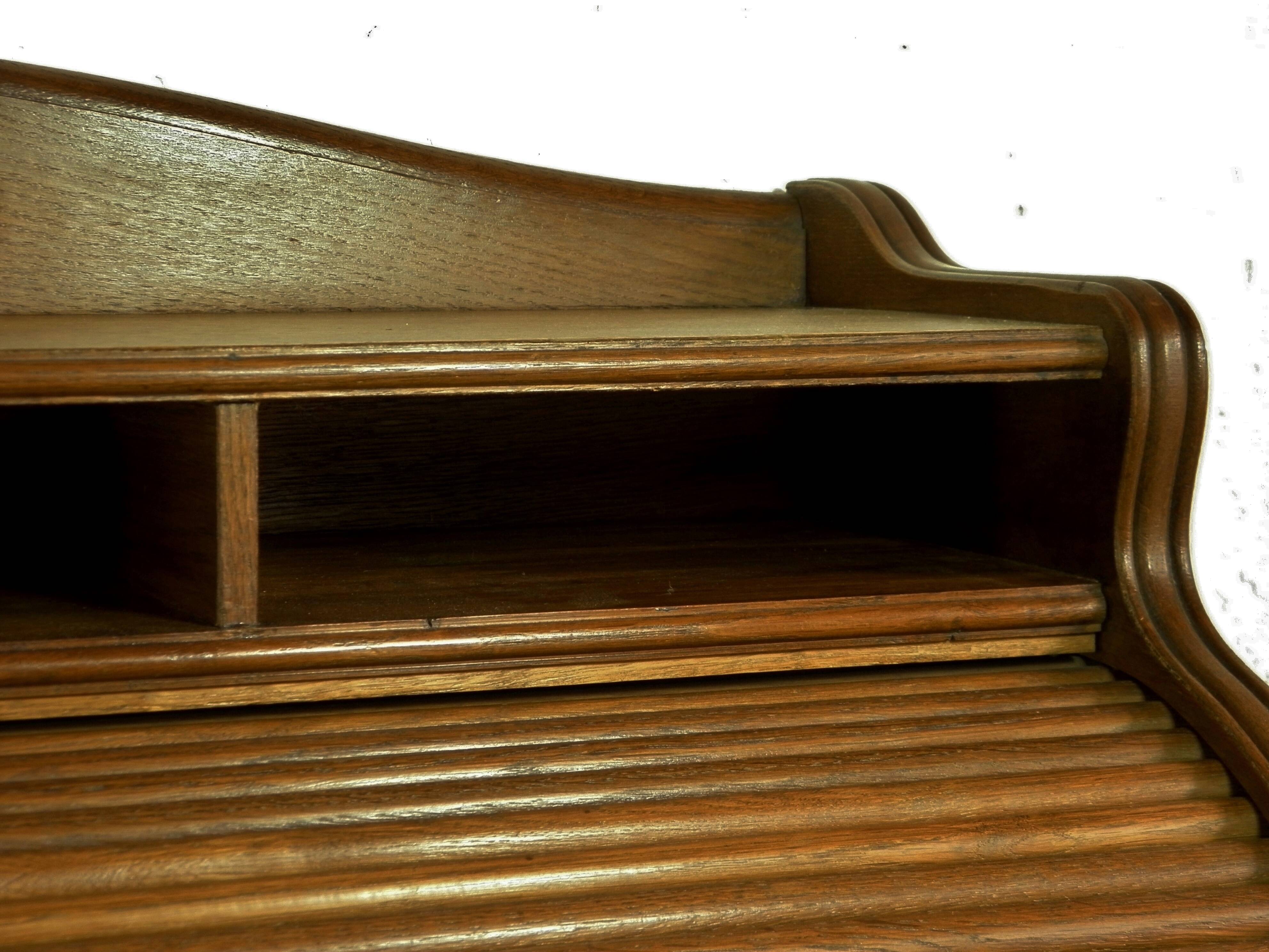Art deco cylindrical desk